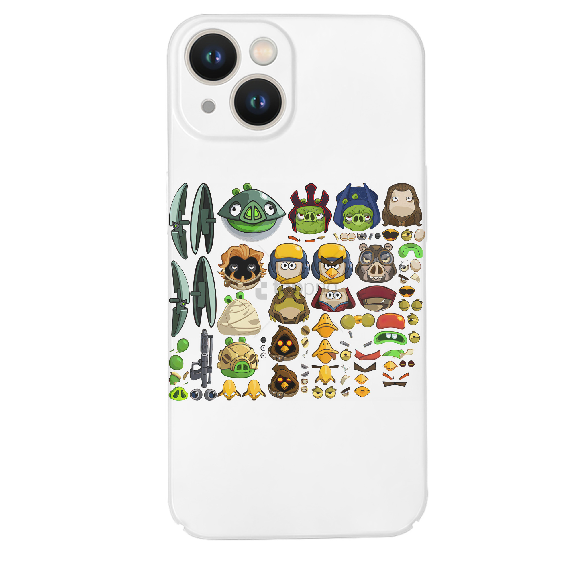 （画像用） Angry Birds アングリーバード 【iPhone 14シリーズ対応】ハードケース